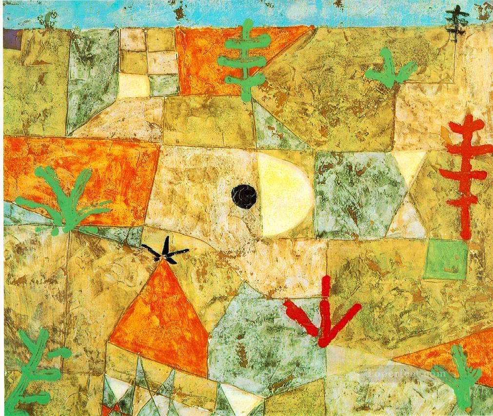 Jardins du Sud Expressionnisme Bauhaus Surréalisme Paul Klee texturé Peintures à l'huile